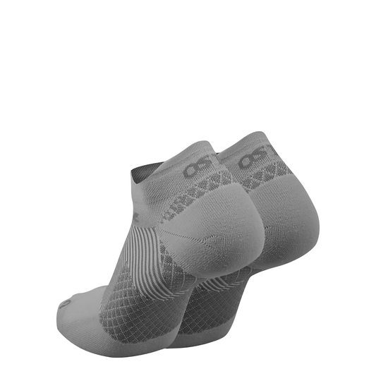 OS1st Plantar Fasciitis No Show Socks in Grey