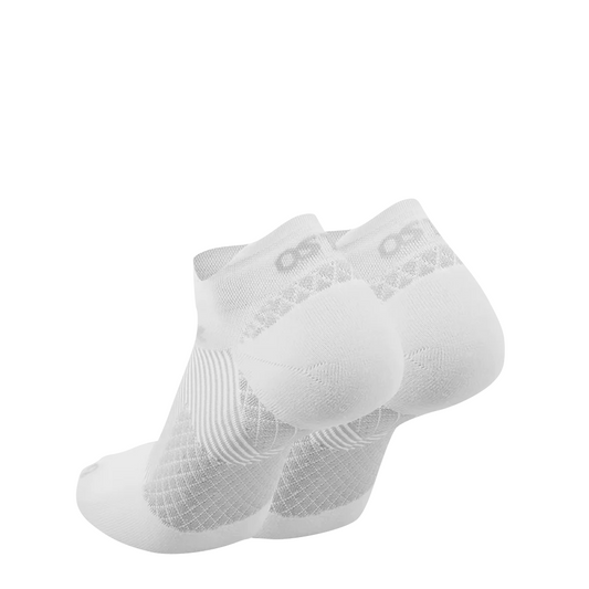 OS1st Plantar Fasciitis No Show Socks in White