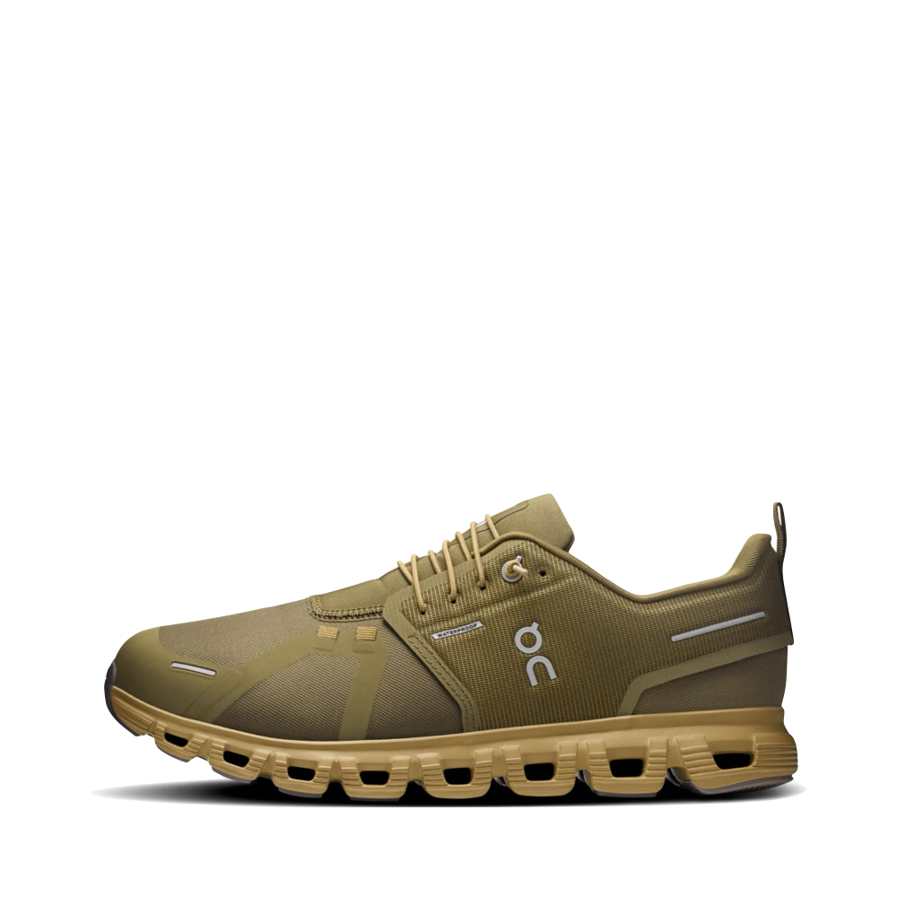 Side (left) view of On Cloud 6 Waterproof Sneaker for men.