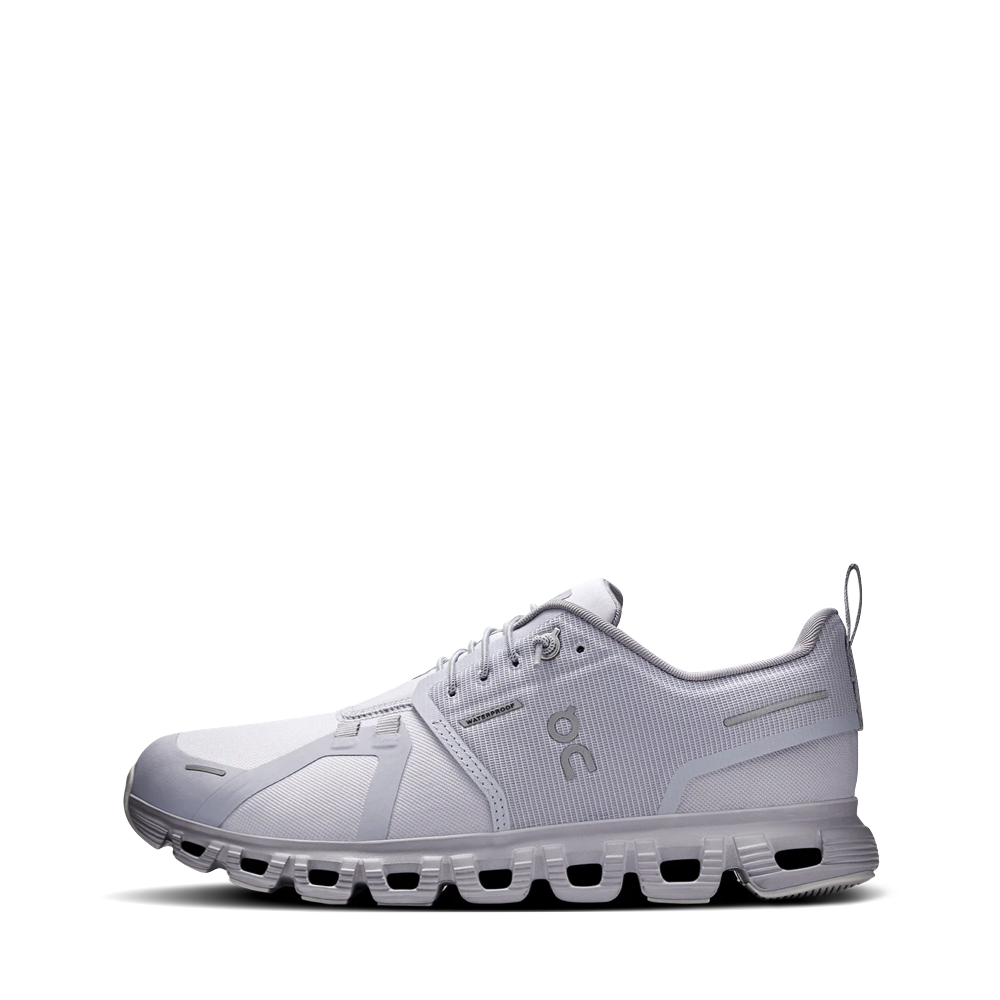 Side (left) view of On Cloud 6 Waterproof Sneaker for women.