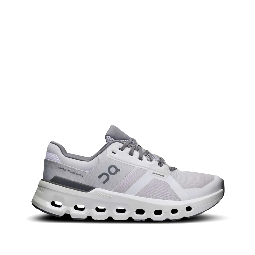Side (right) view of On Cloudrunner 2 Sneaker for women.