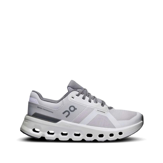 Side (right) view of On Cloudrunner 2 Sneaker for women.