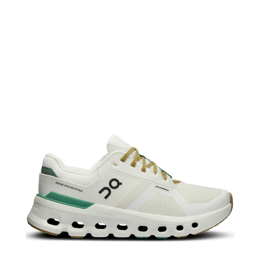 Side (right) view of On Cloudrunner 2 Sneaker for women.