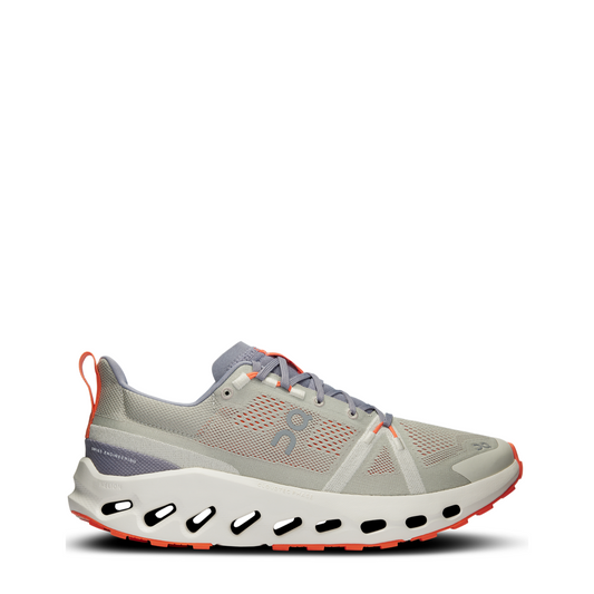 Side (right) view of On Cloudsurfer Trail Sneaker for women.