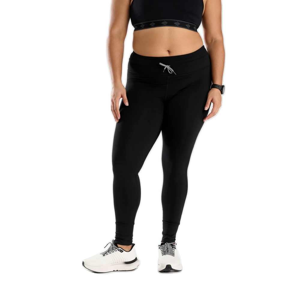 Front model view of Rabbit EZ High Rise Tights for women.