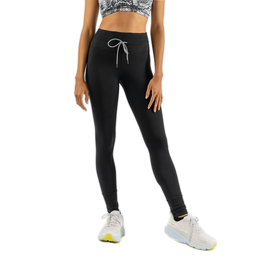 Front model view of Rabbit EZ High Rise Tights for women.