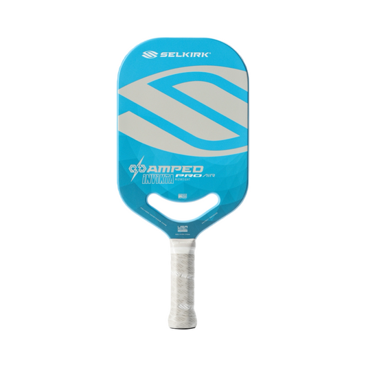 Front view of Selkirk AMPED Pro Air Invikta Pickleball Paddle.