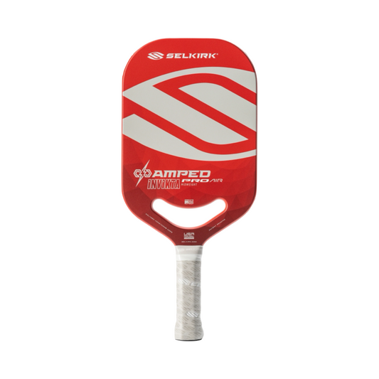 Front view of Selkirk AMPED Pro Air Invikta Pickleball Paddle.