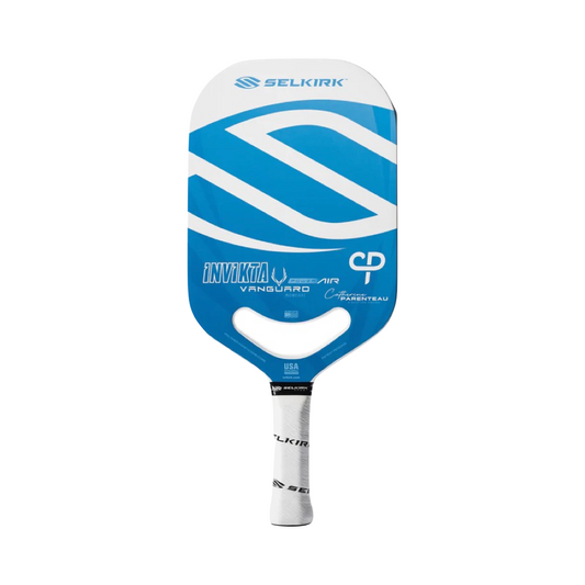 Front view of Selkirk Catherine Parenteau Vanguard Power Air Invite Pickleball Paddle.