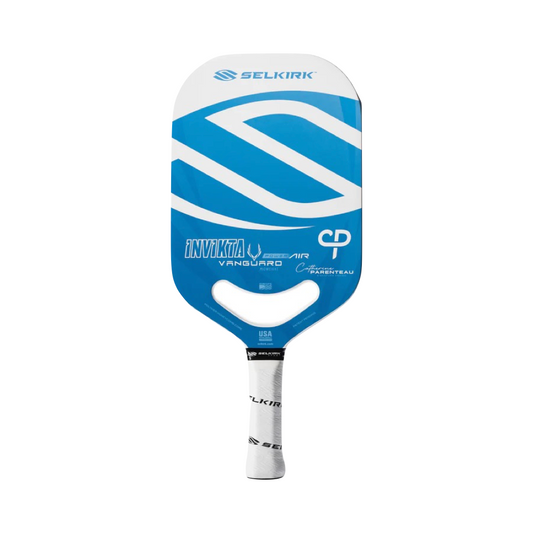 Selkirk Catherine Parenteau Vanguard Power Air Invikta Pickleball Paddle in Parenteau Blue