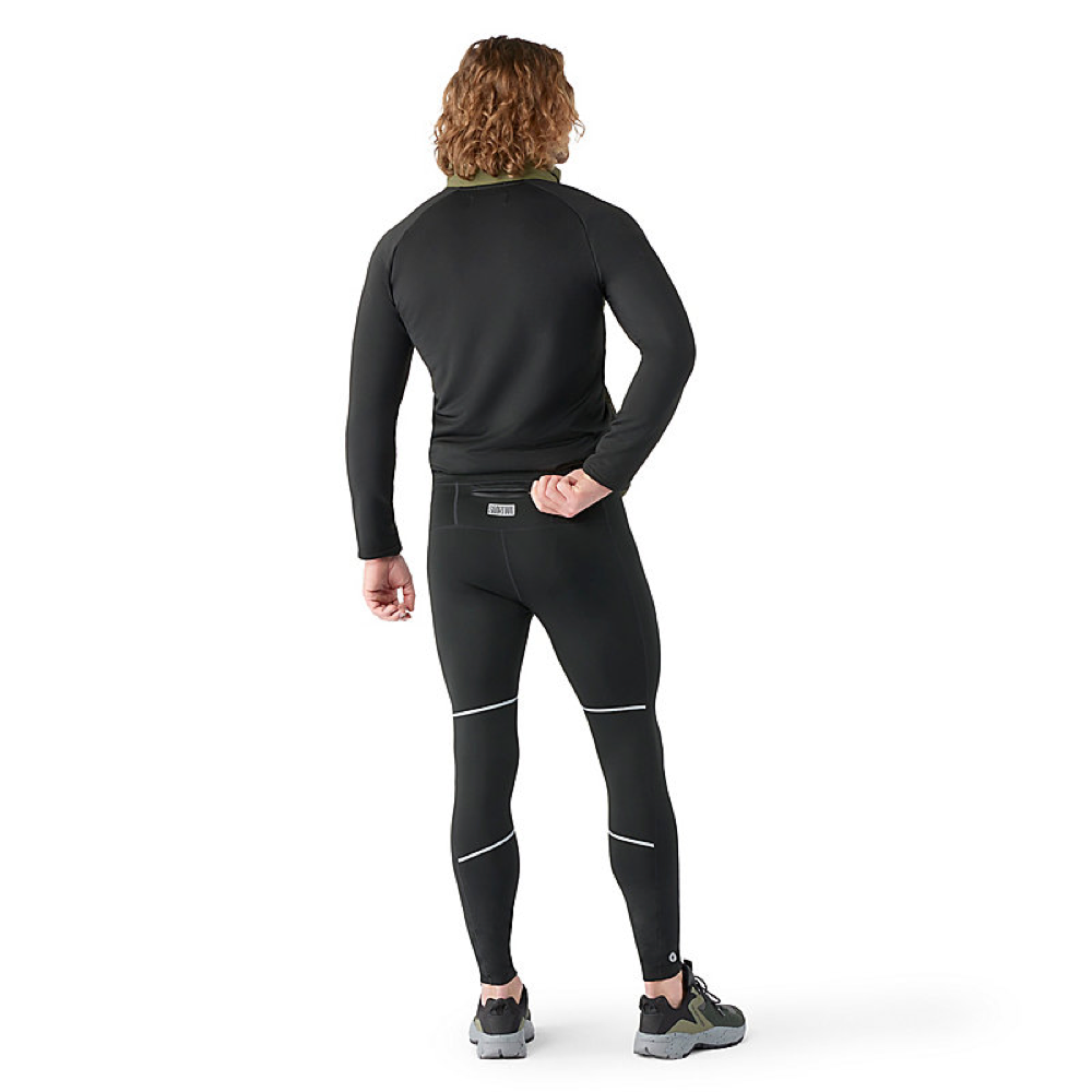 Model view of Smartwool Active Fleece Tight for men.