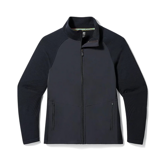 Front view of Smartwool Intracknit Active Full Zip Jacket for men.