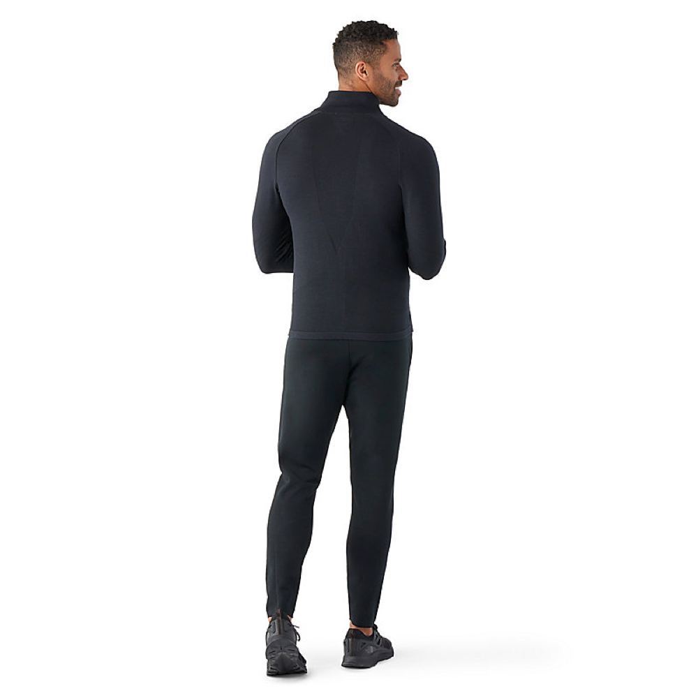 Model view of Smartwool Intracknit Active Full Zip Jacket for men.
