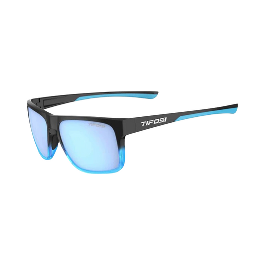 Tifosi Swick Sunglasses in Onyx/Blue Fade with Sky Blue Lenses