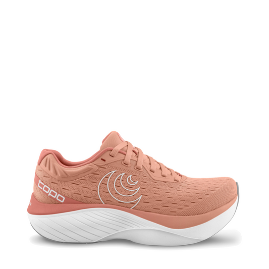 Side (right) view of Topo Atmos Sneaker for women.