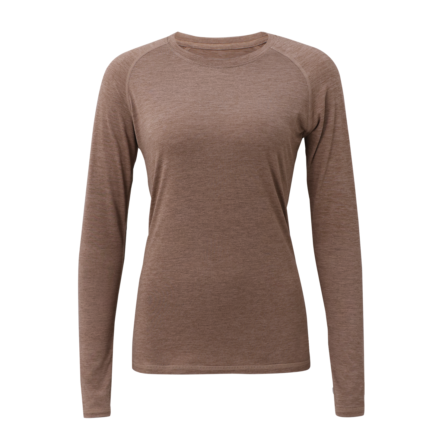 Mitten Running Co. Women's Performance Tech Long Sleeve Shirt in Antler