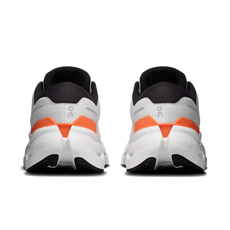 On Men's Cloudrunner 3 Sneaker in Ivory/Flame