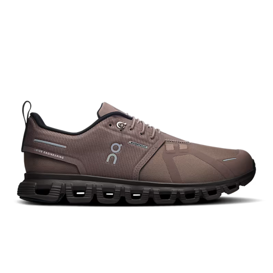 On Women's Cloud 6 Waterproof Sneaker in Ash/Sable