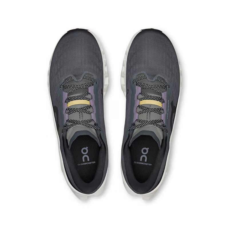 On Men's Cloudmonster 3 Sneaker in Eclipse/Frost