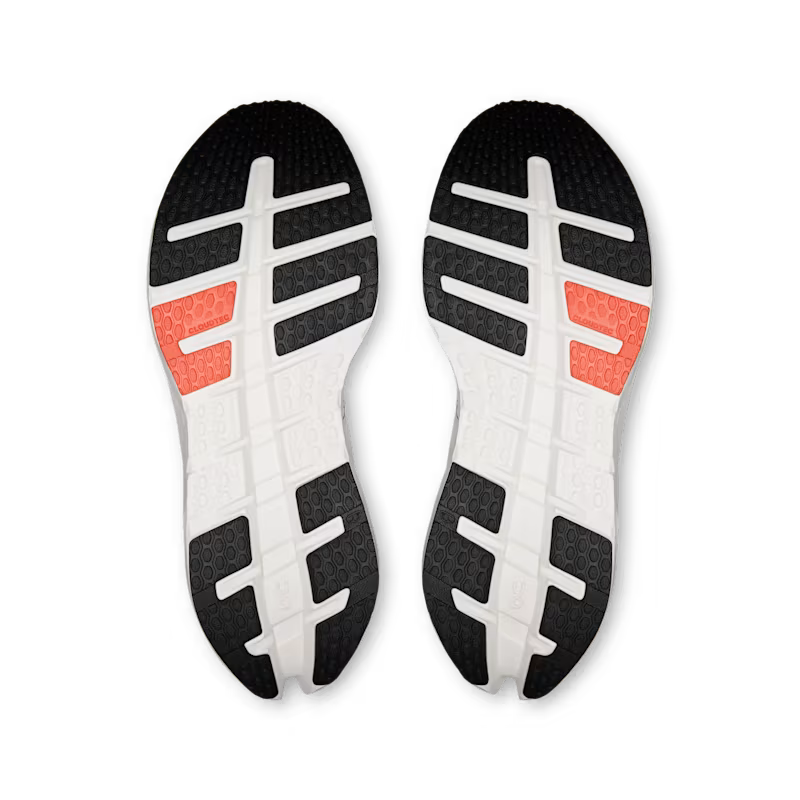 On Men's Cloudrunner 3 Sneaker in Ivory/Flame