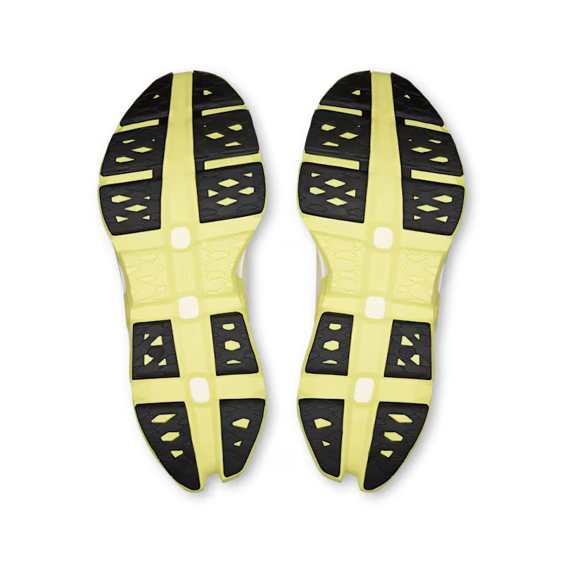 On Women's Cloudmonster 3 Hyper Sneaker in Lily/Limelight