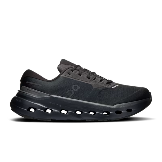 On Women's Cloudrunner 3 Waterproof Sneaker in Black/Black