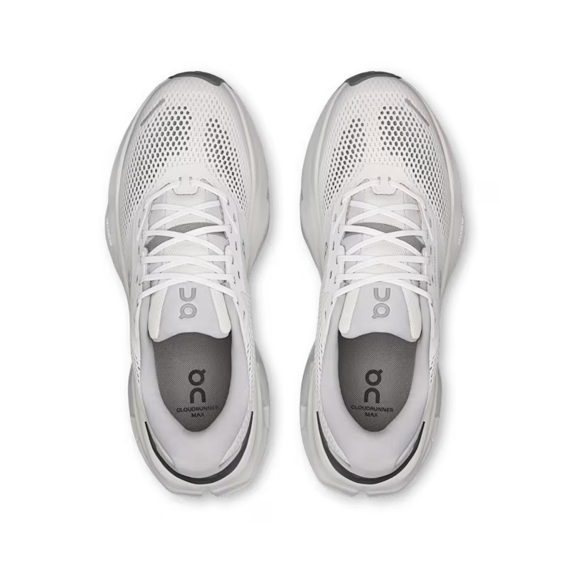 On Men's Cloudrunner 3 Max Sneaker in Frost/Rock