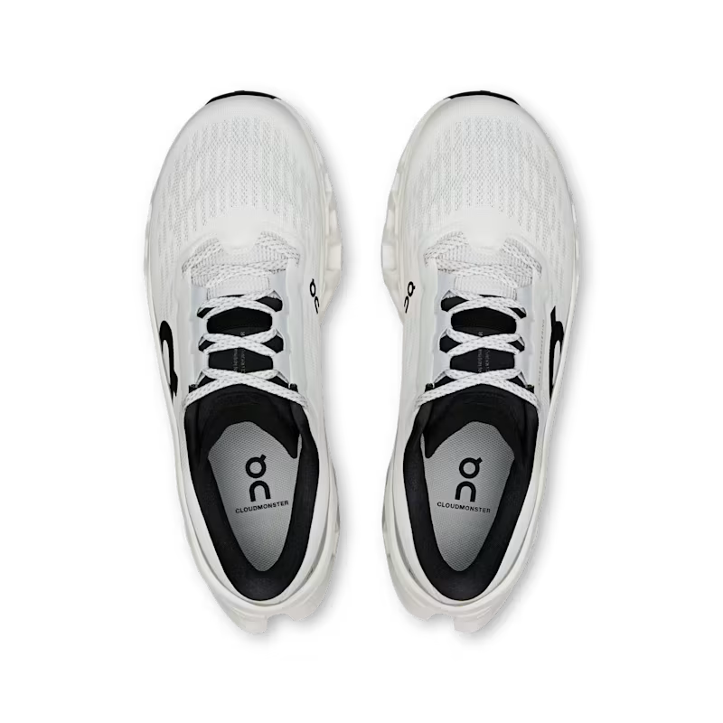 On Women's Cloudmonster 3 Sneaker in White/White