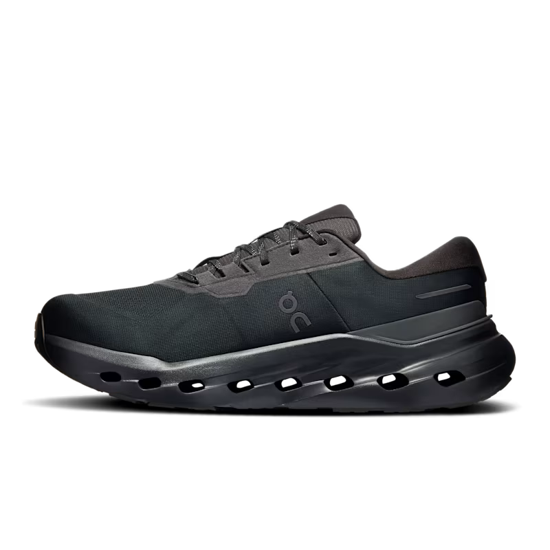 On Men's Cloudrunner 3 Waterproof Sneaker in Black/Black