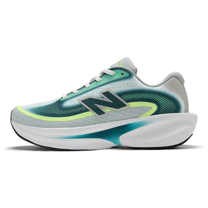 New Balance Men's Ellipse V1 Sneaker in Deep End with Glint Blue and Medusa Green