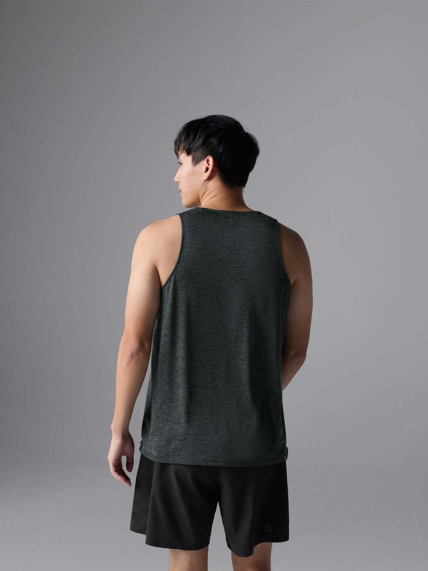 Rabbit Men's EZ Tank Top in Black Charcoal