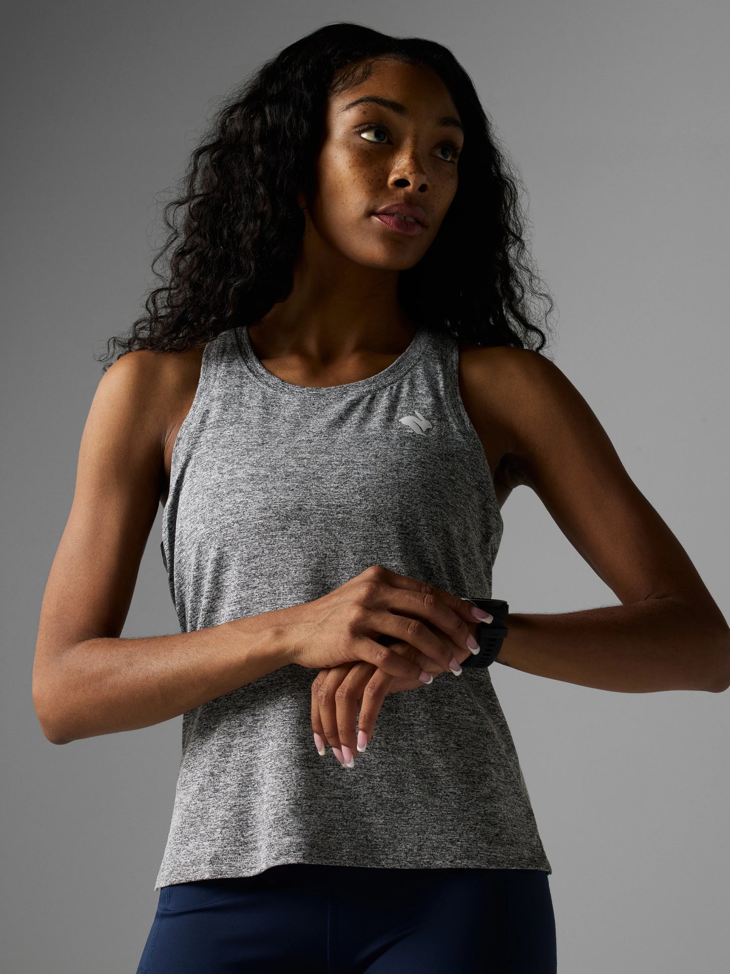 Rabbit Women's EZ Tank Top in Charcoal