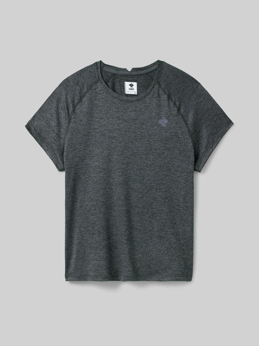 Rabbit Women's EZ Tee Short Sleeved Top in Black Charcoal