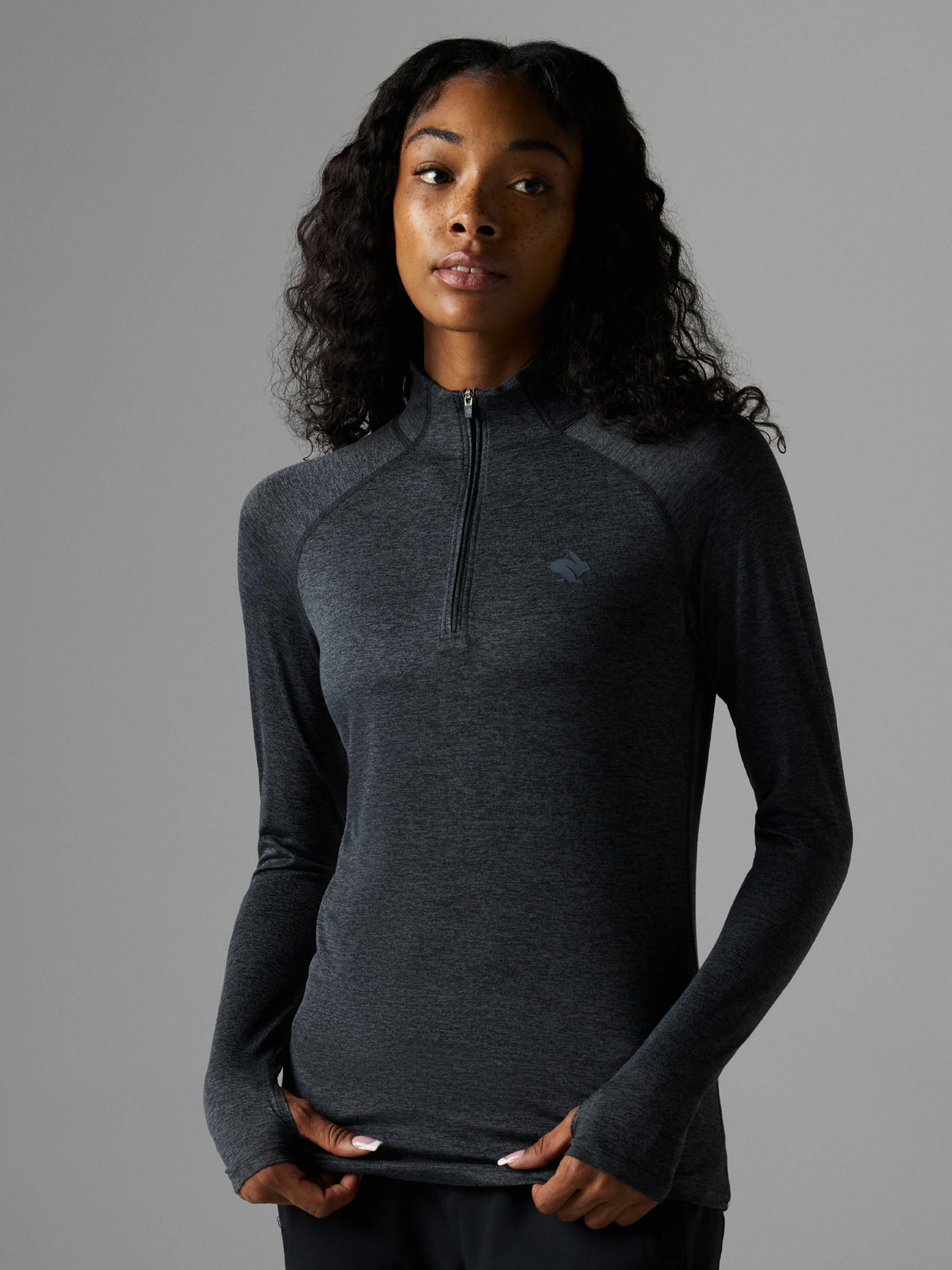 Rabbit Women's EZ Zip in Black Charcoal