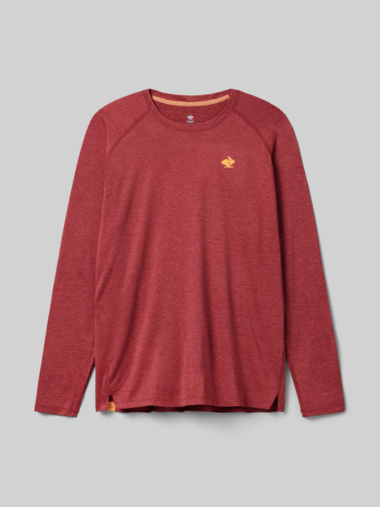 Rabbit Men's EZ Tee LS in Garnet