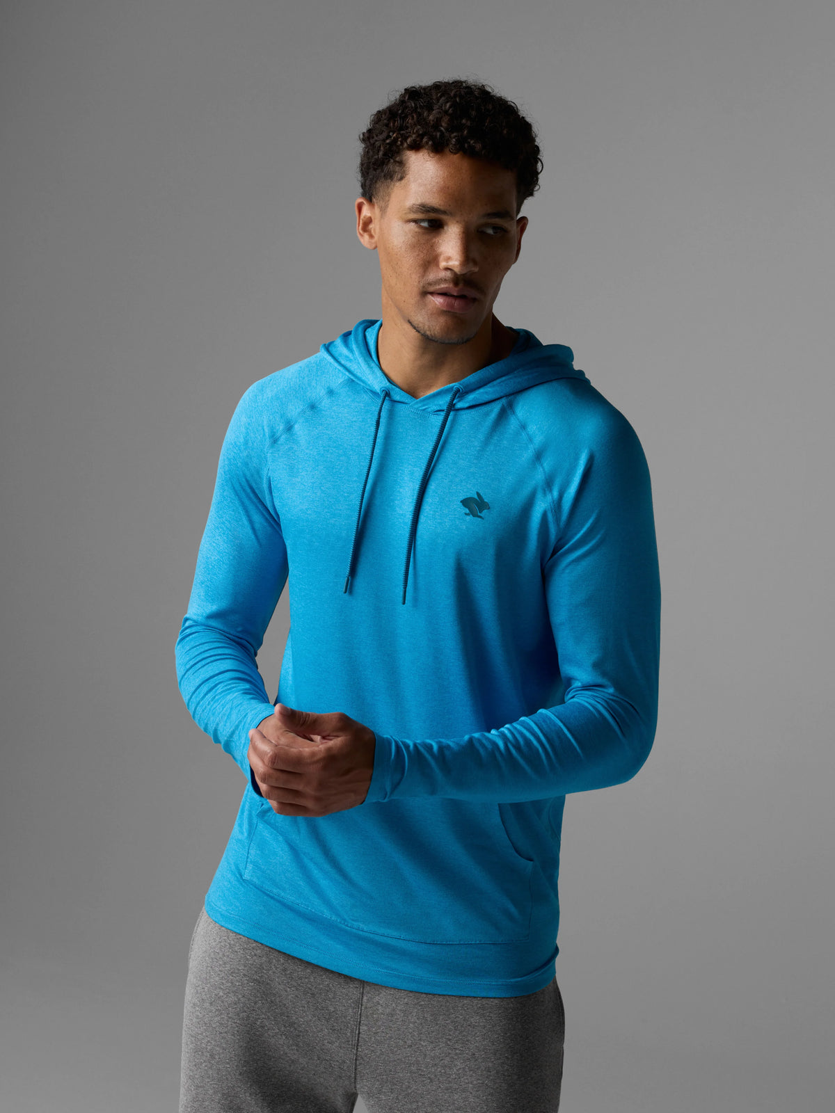 Rabbit Men's EZ Pullover in Atomic Blue