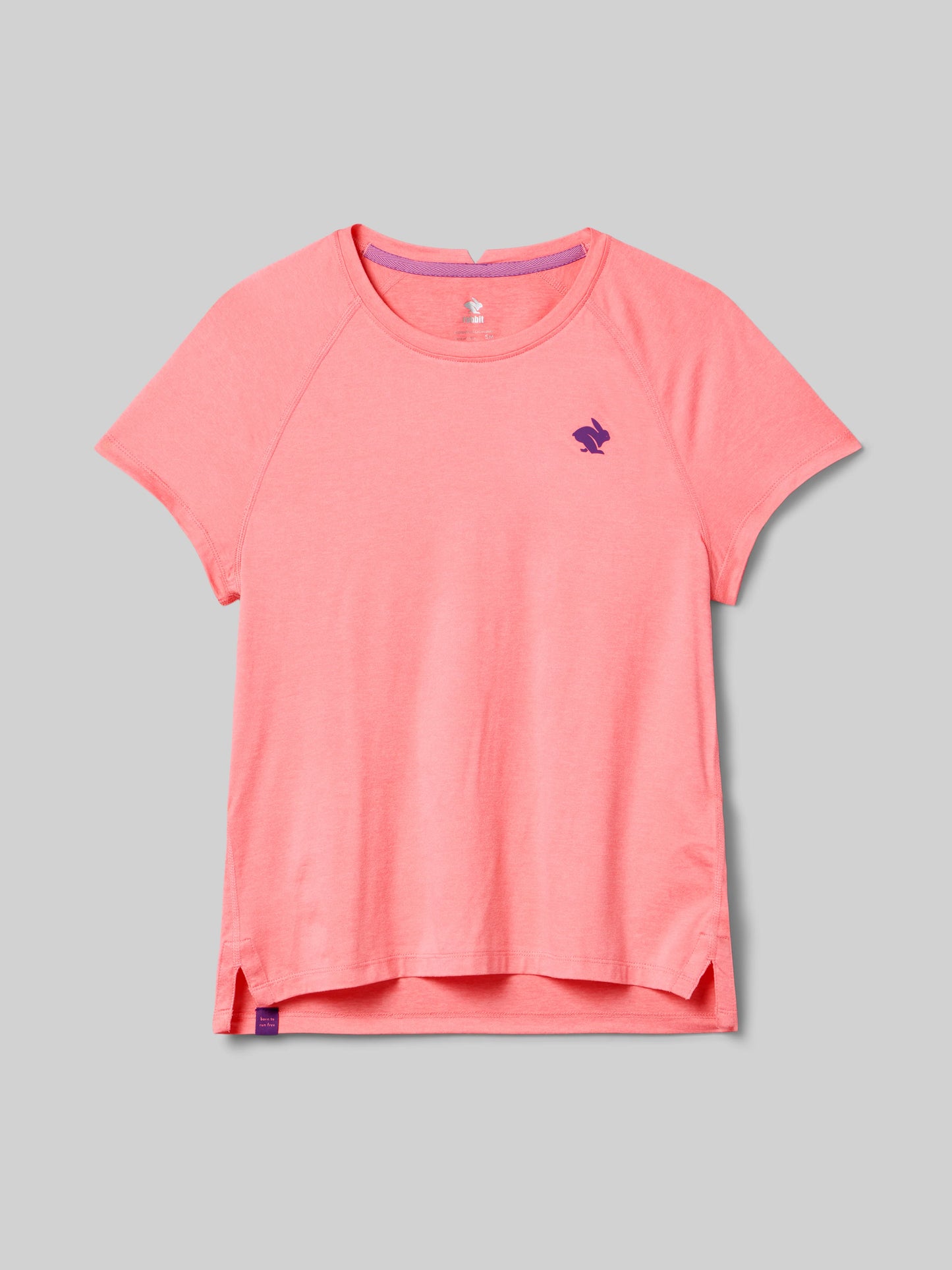 Rabbit Women's EZ Tee Short Sleeved Top in Strawberry Pink