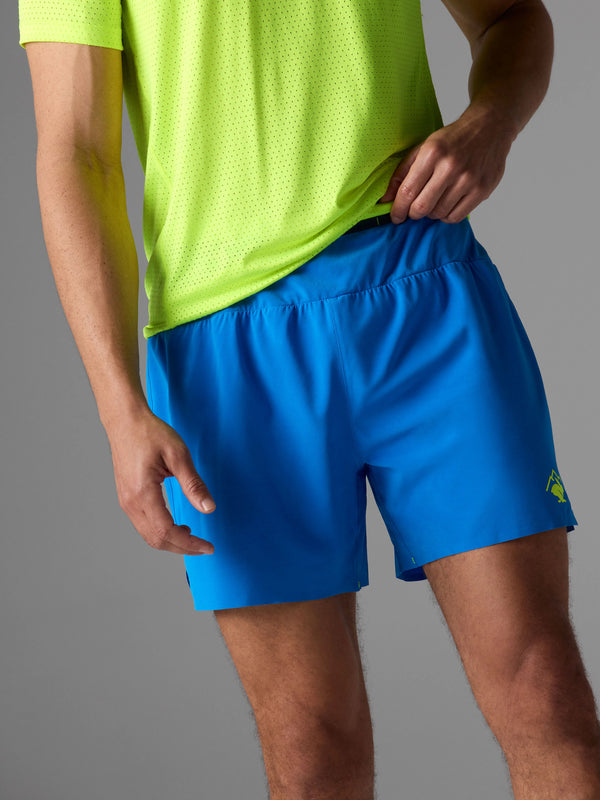 Rabbit Men's Stashems 5" Running Shorts in Electric Blue