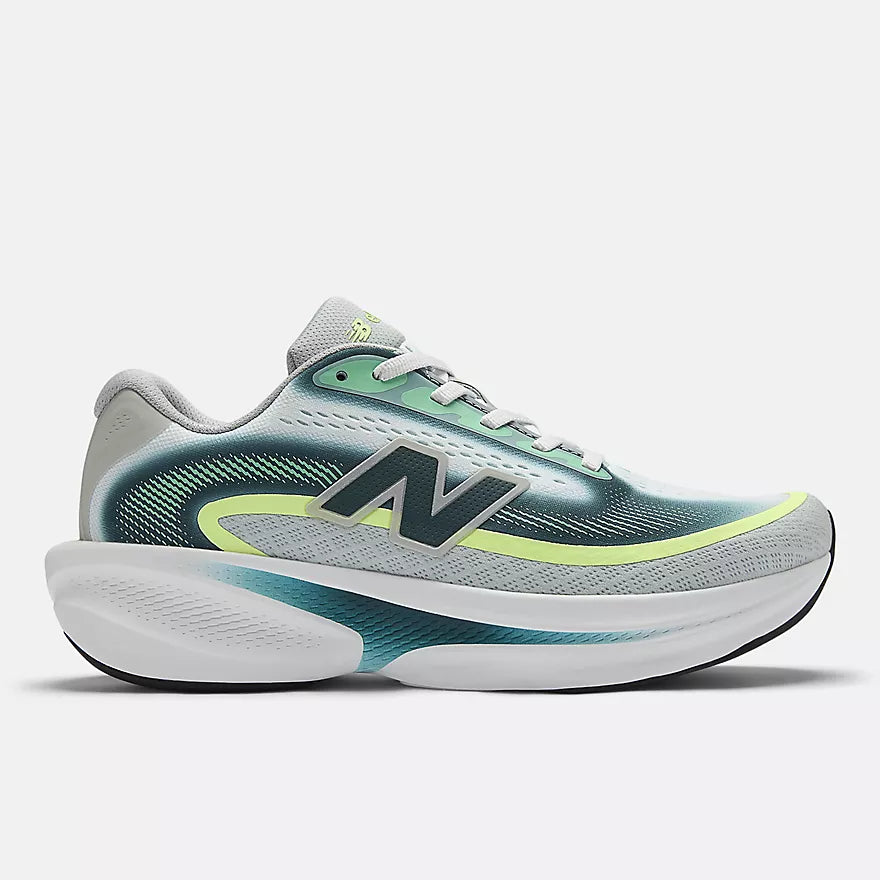 New Balance Women's Ellipse V1 Sneaker in Deep End with Medusa Green and Afterglow