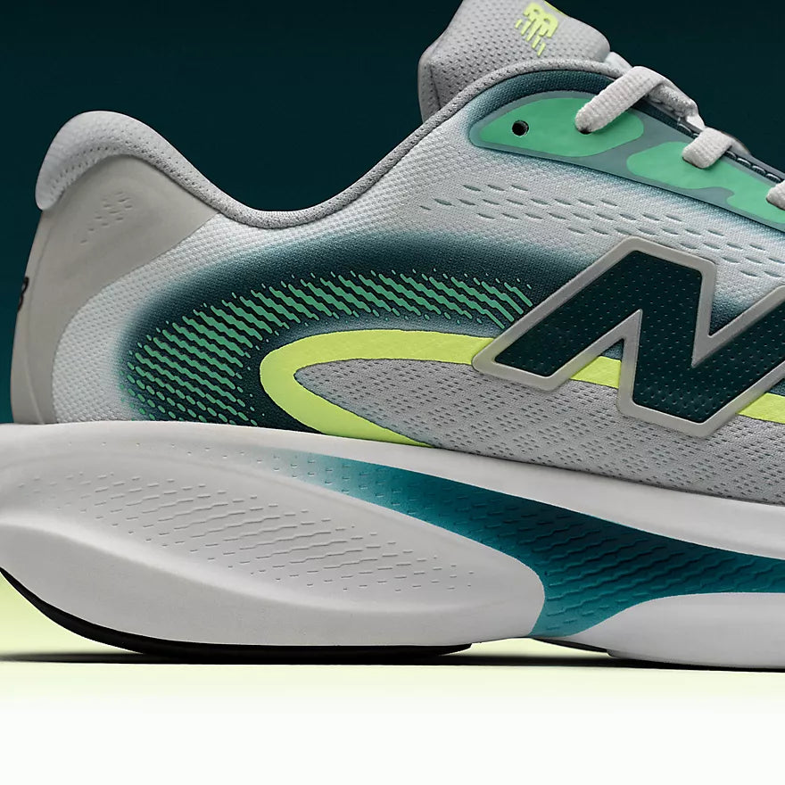 New Balance Women's Ellipse V1 Sneaker in Deep End with Medusa Green and Afterglow